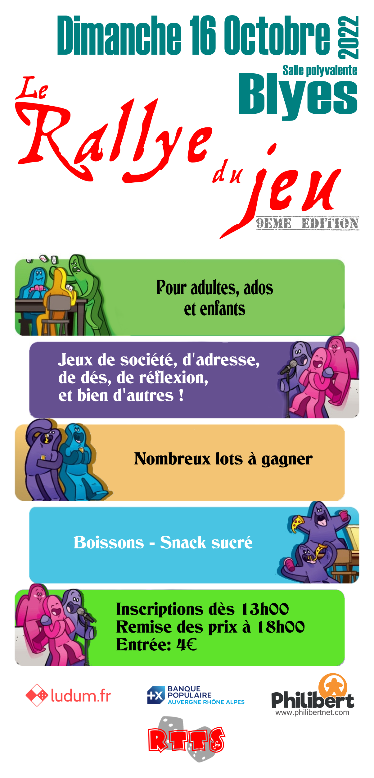 Flyer Rallye du jeu du 16 Octobre 2022